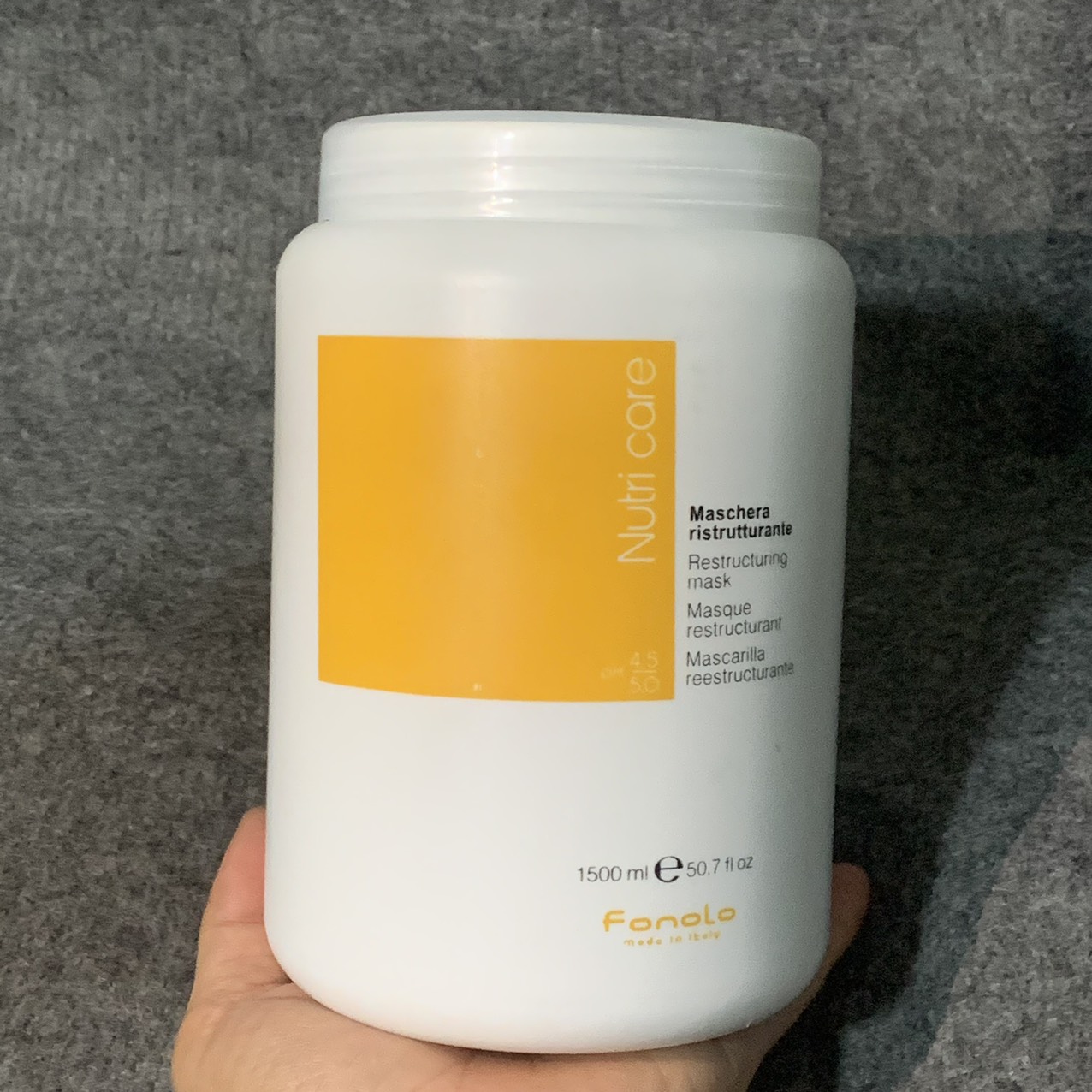 Kem ủ Tóc Hấp dầu Fanola Nutricare 1500ml mẫu mới nhất