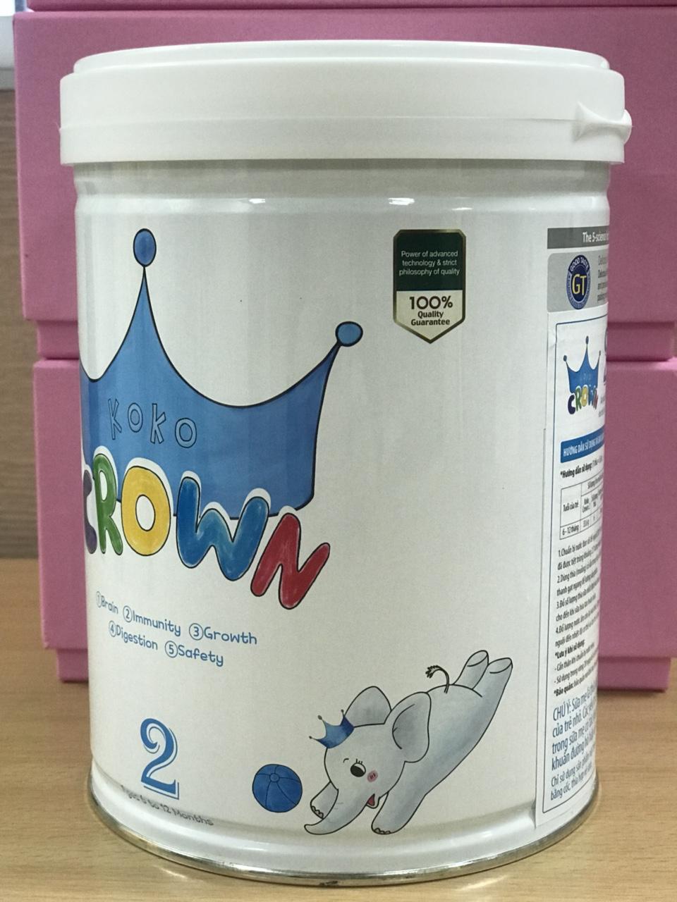 Sữa bột dinh dưỡng cho trẻ KOKO CROWN 2 800g