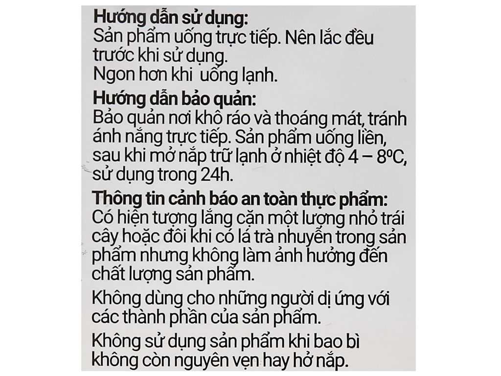 4 hộp trà vải Cozy 225ml