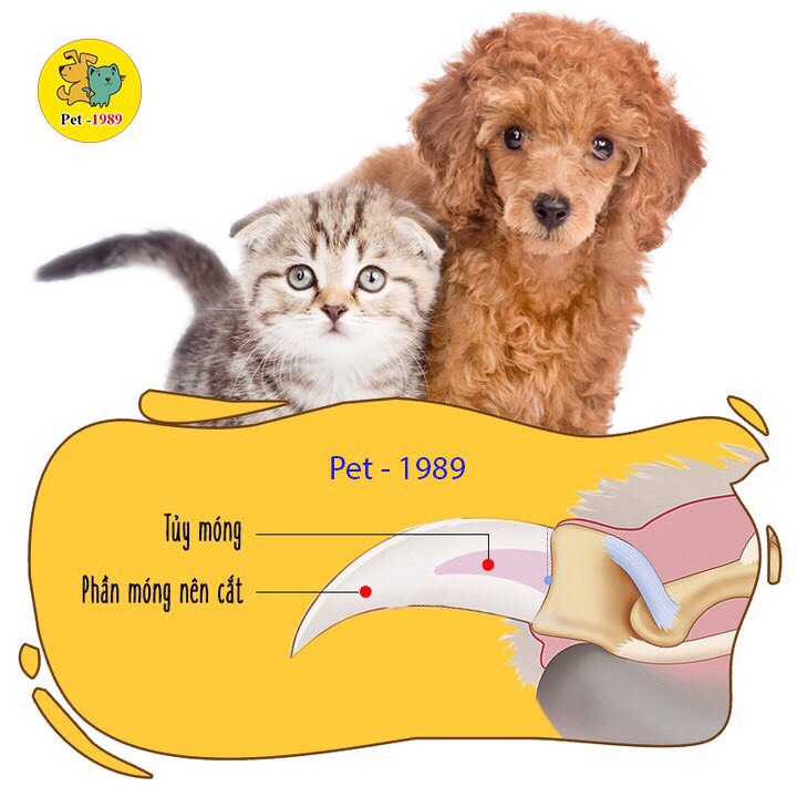 Kéo Kìm Cắt Móng Mini Chó Mèo Pet-1989