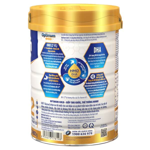 [HCM]Sữa Bột Optimum 2 800g