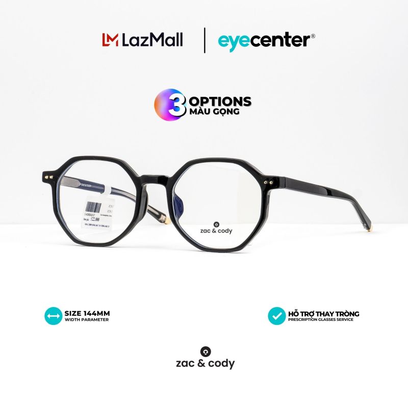 Giá bán Gọng kính cận nam nữ #BOWIE chính hãng ZAC & CODY lõi thép chống gãy nhập khẩu by Eye Center Vietnam