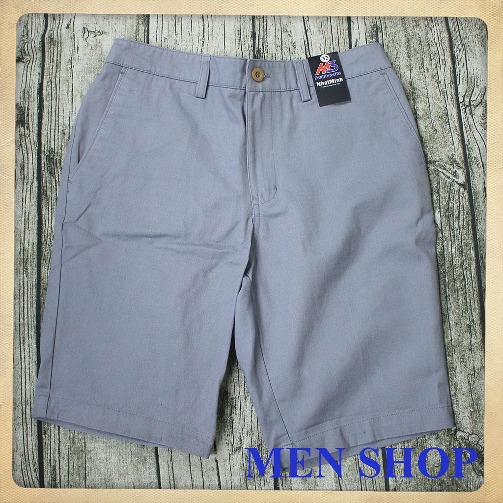 Quần short kaki nam màu đen chất đẹp