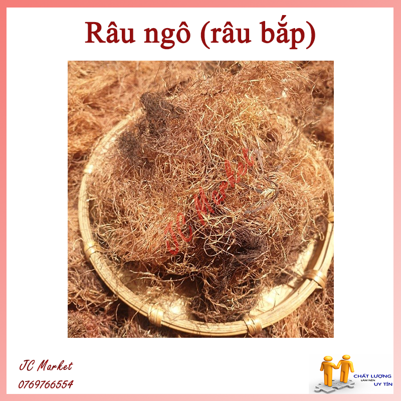 [HCM]100gr Rau bắp khô râu ngô khô