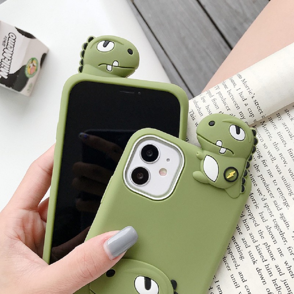 [Siêu Sale] Ốp Lưng Iphone ⚡ ⚡ Ốp SIlicon Iphone KHỦNG LONG TIA SÉT