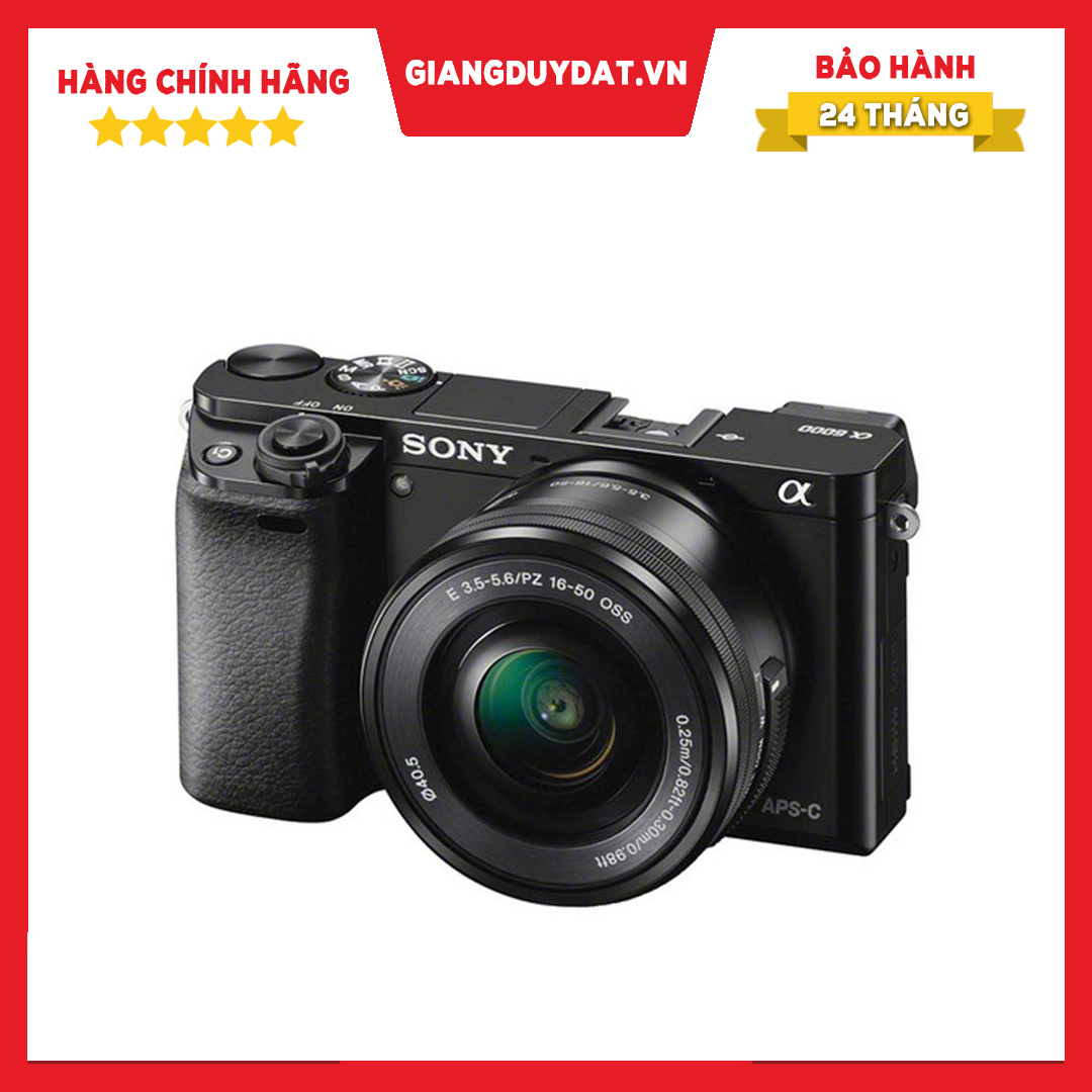 Máy Ảnh Sony Alpha A6000 Kèm Ống Kính Kit E PZ 16-50mm F3.5-5.6 OSS - Chính Hãng Sony Việt Nam