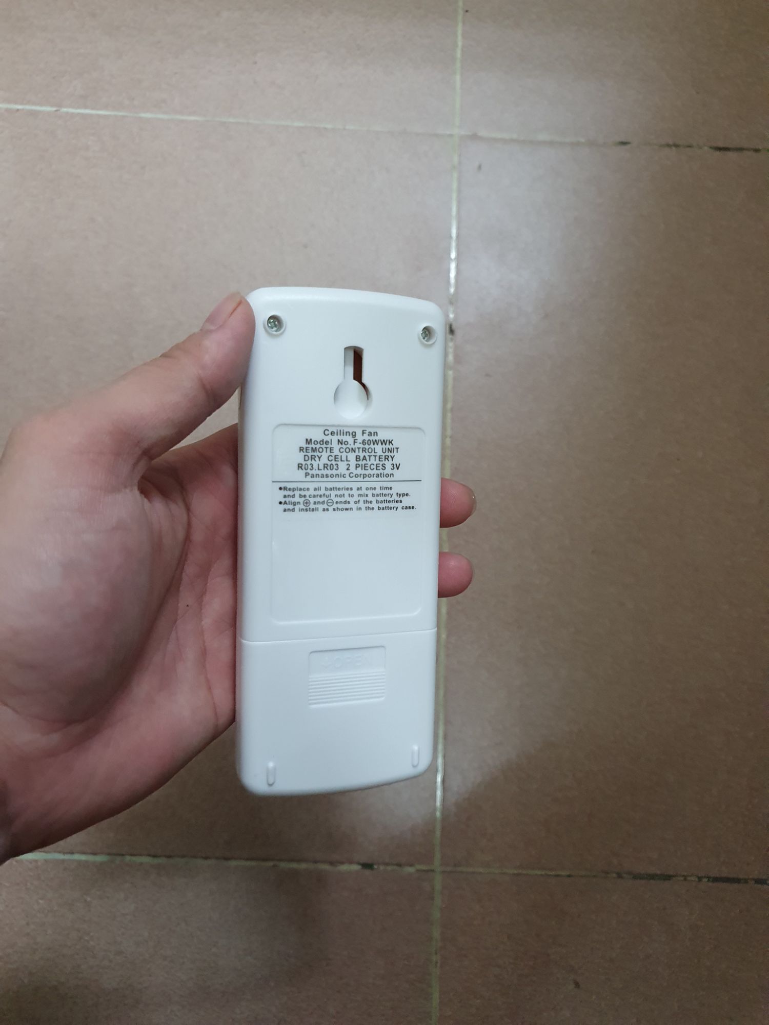 điều khiển quạt trần pana