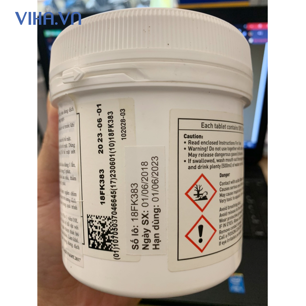 Viên sát khuẩn Presept 2.5 gr