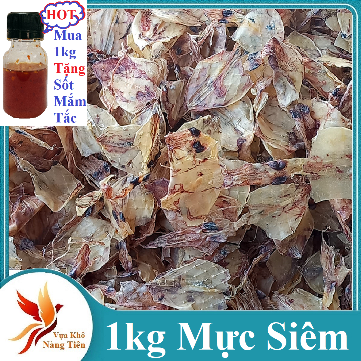 1kg khô mực siêm dùng rim me nấu mì ngọt thơm ngon- vựa khô nàng tiên