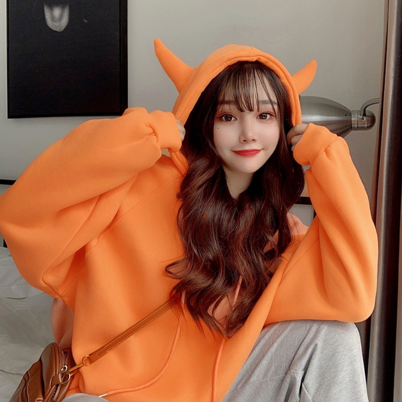 Áo khoác hoodie nữ có nón lót bông dầy dặn in hình đẹp thời trang cao cấp binstore94 ga06