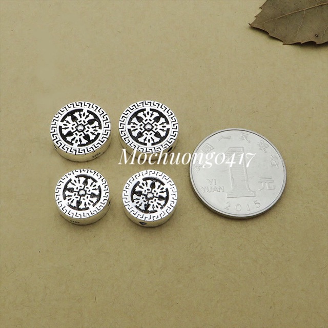 [S925] Charm bạc thái bánh xe pháp luân - MH906