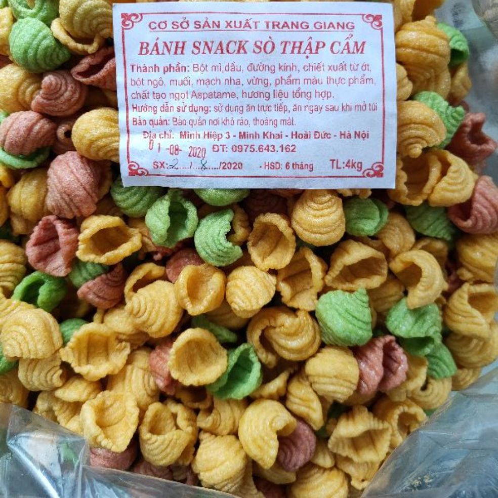 1kg Snack sò đủ vị giòn tan