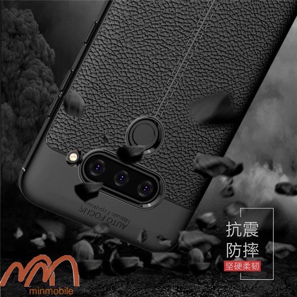 Ốp lưng LG V40 ThinQ chống sốc giả da autofocus