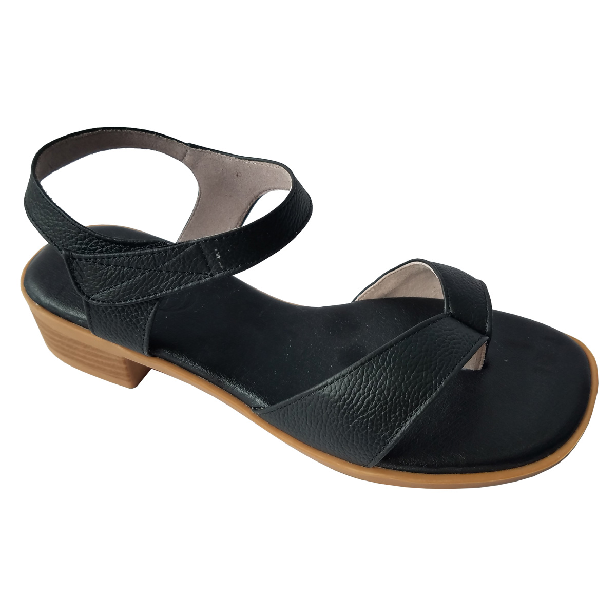 Giày Sandal Cao Gót Nữ BIGBEN Da Bò Thật Cao 3 Phân CG149