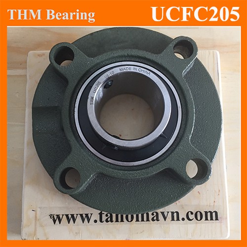 Gối đỡ vòng bi trục 25mm, hình tròn, gối đỡ trục ngang, trục dọc