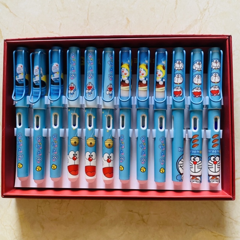 Bút máy bút mực tẩy xoá được hình doremon