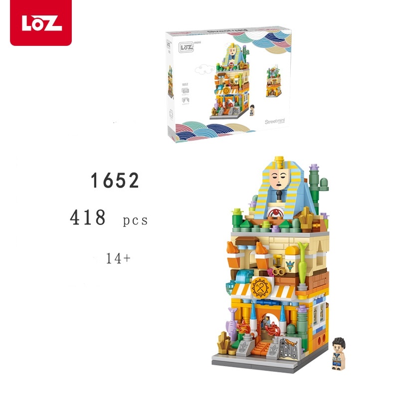 Đồ chơi lắp ráp LOZ building block mô hình cửa hàng tiện lợi- Magic house-Sailing house- Mushroom house-Archaeological House