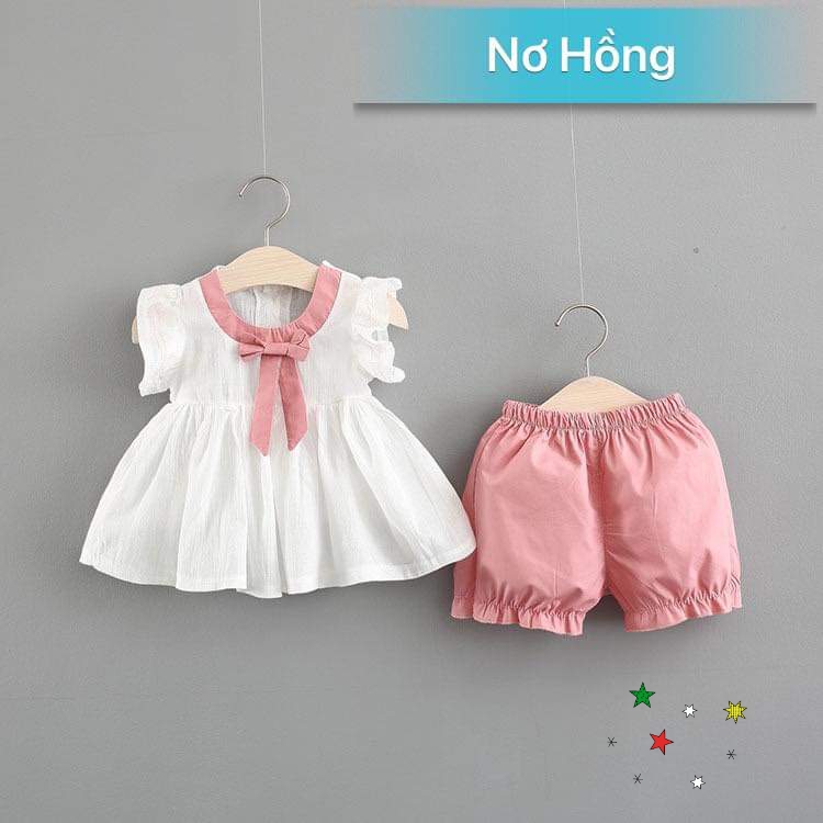 [ MẨU MỚI ] Bộ đồ dành cho bé gái chất COTTON 100% siêu xinh ( 7 -21kg )