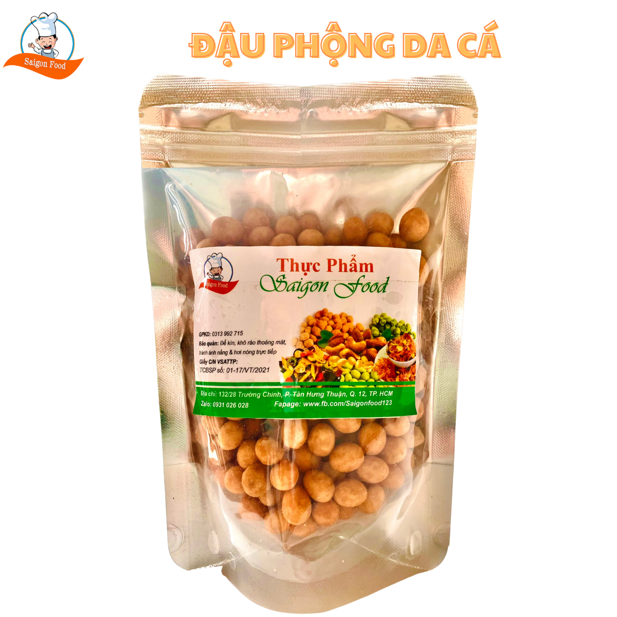 250g đậu phộng da cá - saigon food