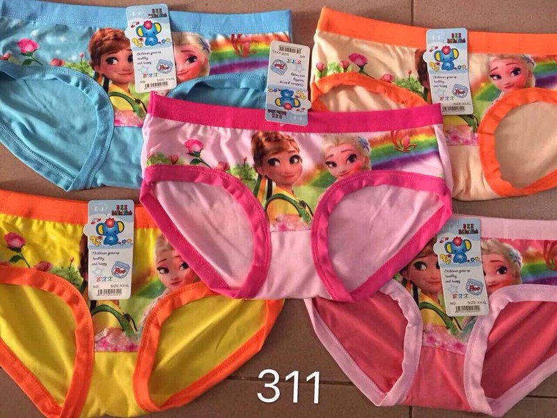Combo 10 quần lót chéo elsa cho bé gái (đủ size)