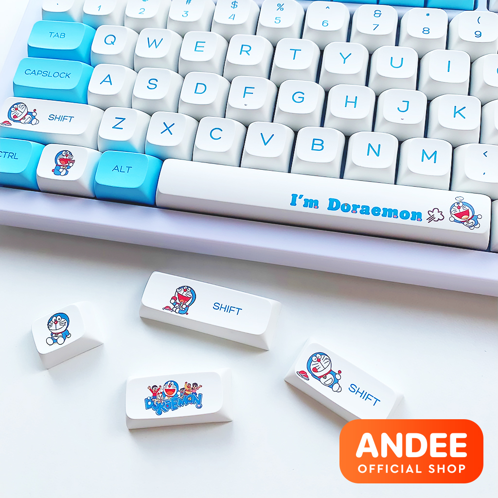 Keycap nút bàn phím XDA Hamster Ice Cream Cat Meow 9mm PBT nhiều màu dễ thương cho bàn phím cơ