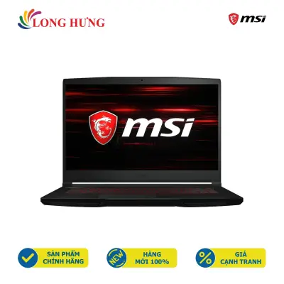 Laptop MSI Gaming GF63 10SC-020VN - Hàng chính hãng - Laptop dành cho game thủ, hiệu năng vượt trội, tốc độ mượt mà