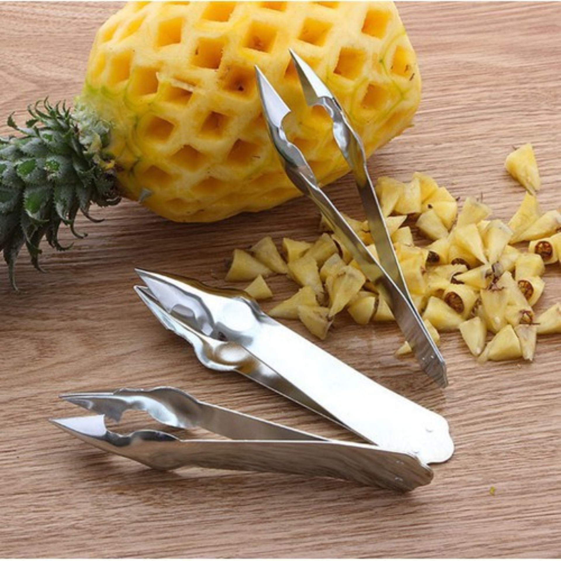 Dụng Cụ Gắp Lấy Mắt Thơm, Khóm Dứa Nhanh Chóng Dễ Dàng Sử Dụng, Chất Liệu Bằng Thép Không Gỉ.