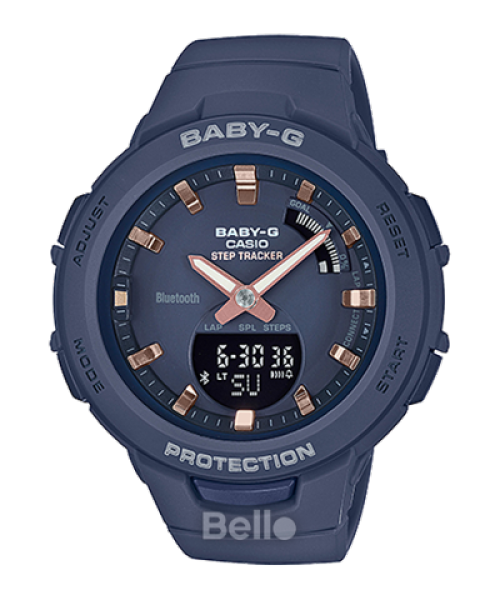 Đồng hồ Casio Baby-G NữBSA-B100-2A chính hãng chống va đập, chống nước 100m - Bảo hành 5 năm - Pin trọn đời