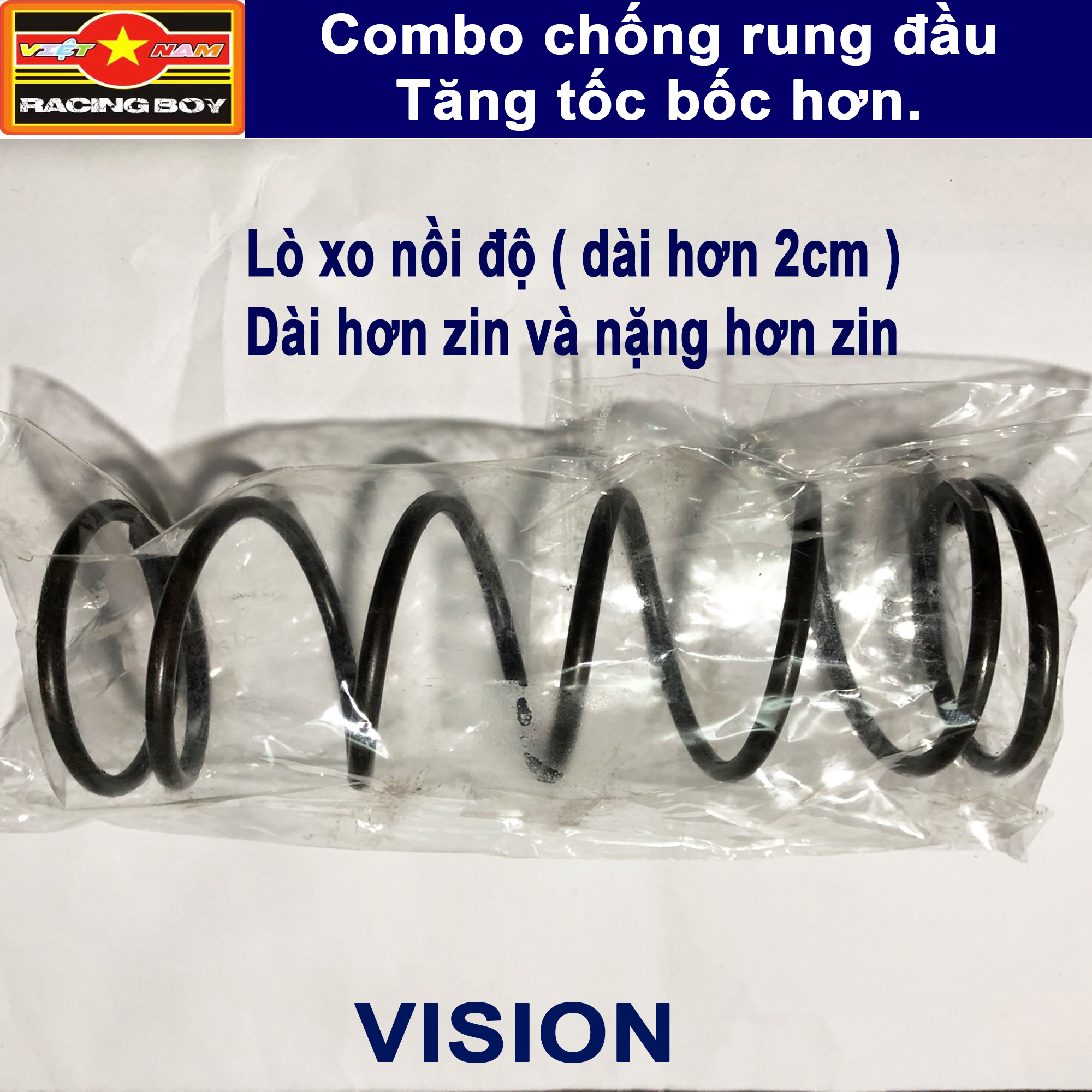 Combo lò xo nồi độ cho Vision - Tăng tốc bốc và mạnh hơn