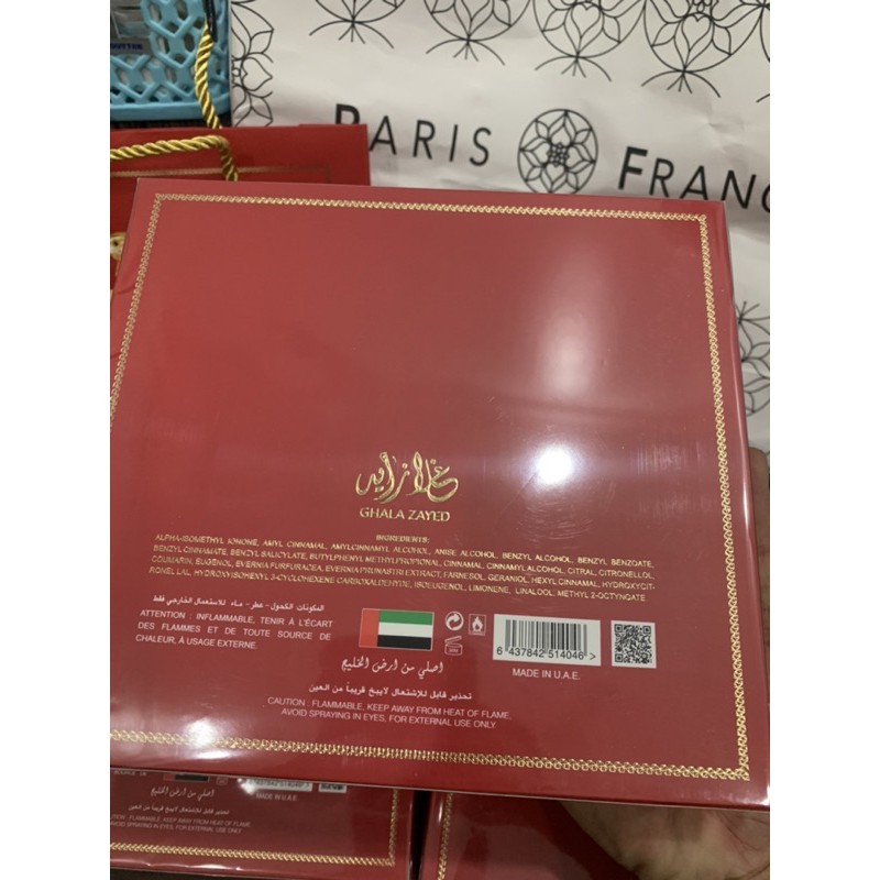 [HCM]Nước hoa Ghala Zayed Rouge edp 100ml full seal