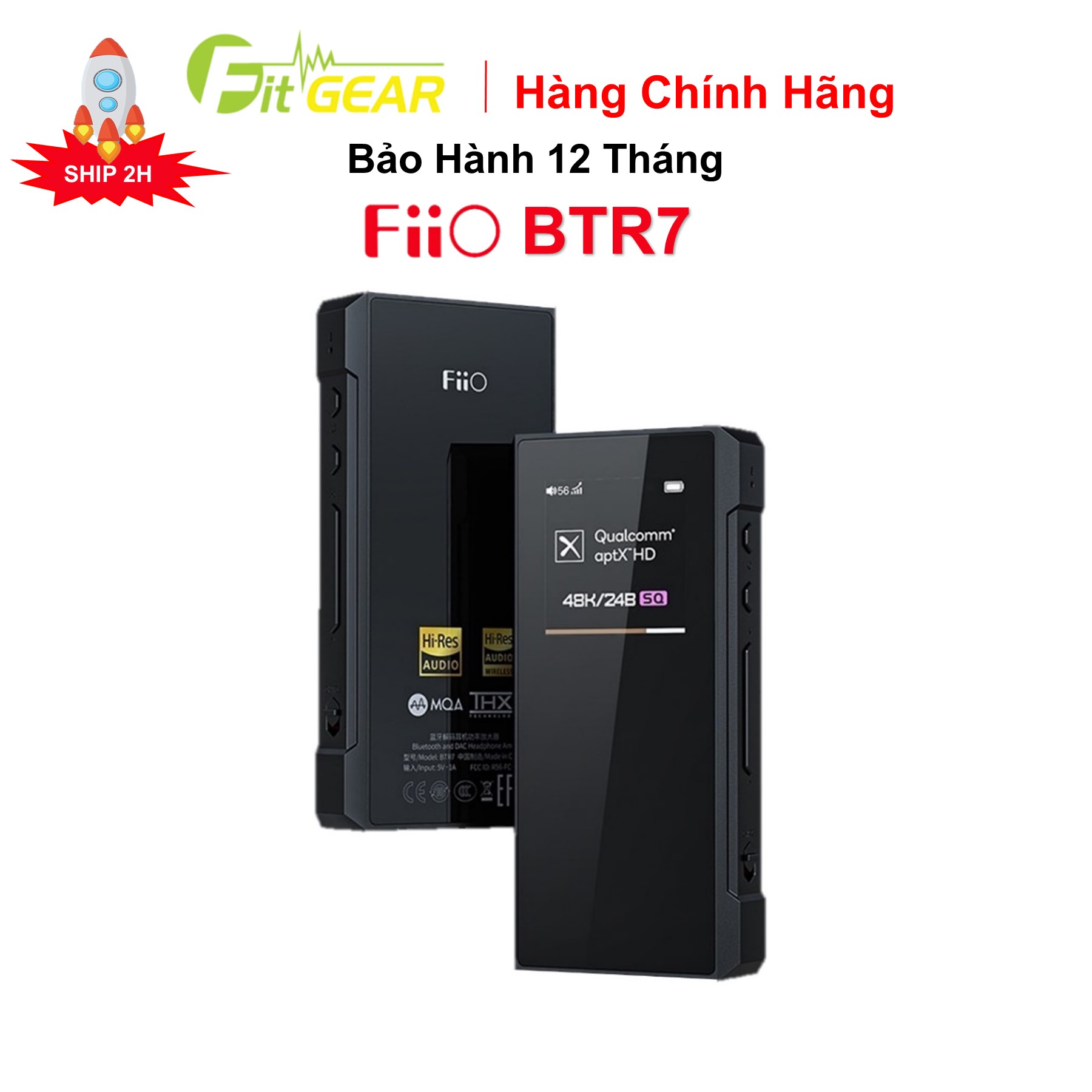 Thiết Bị Âm Thanh Bluetooth receiver Fiio BTR7