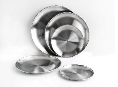 Đĩa Tròn Inox Hàn Quốc- 17cm