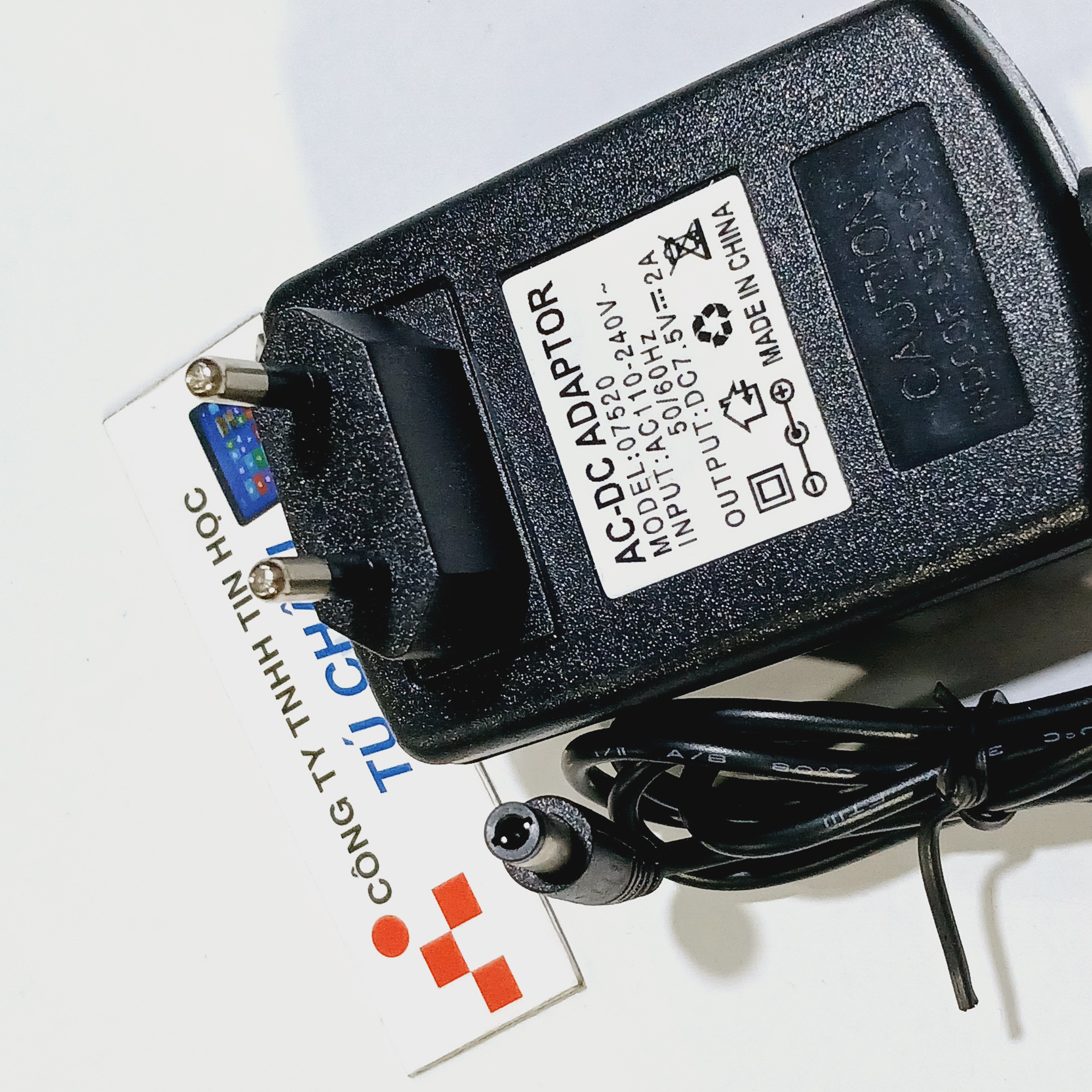 Adapter DC 7.5V - 1A  /  7.5V - 2A  / 7.5V - 3A ( Đầu cắm 5.5mm x 2.1mm)