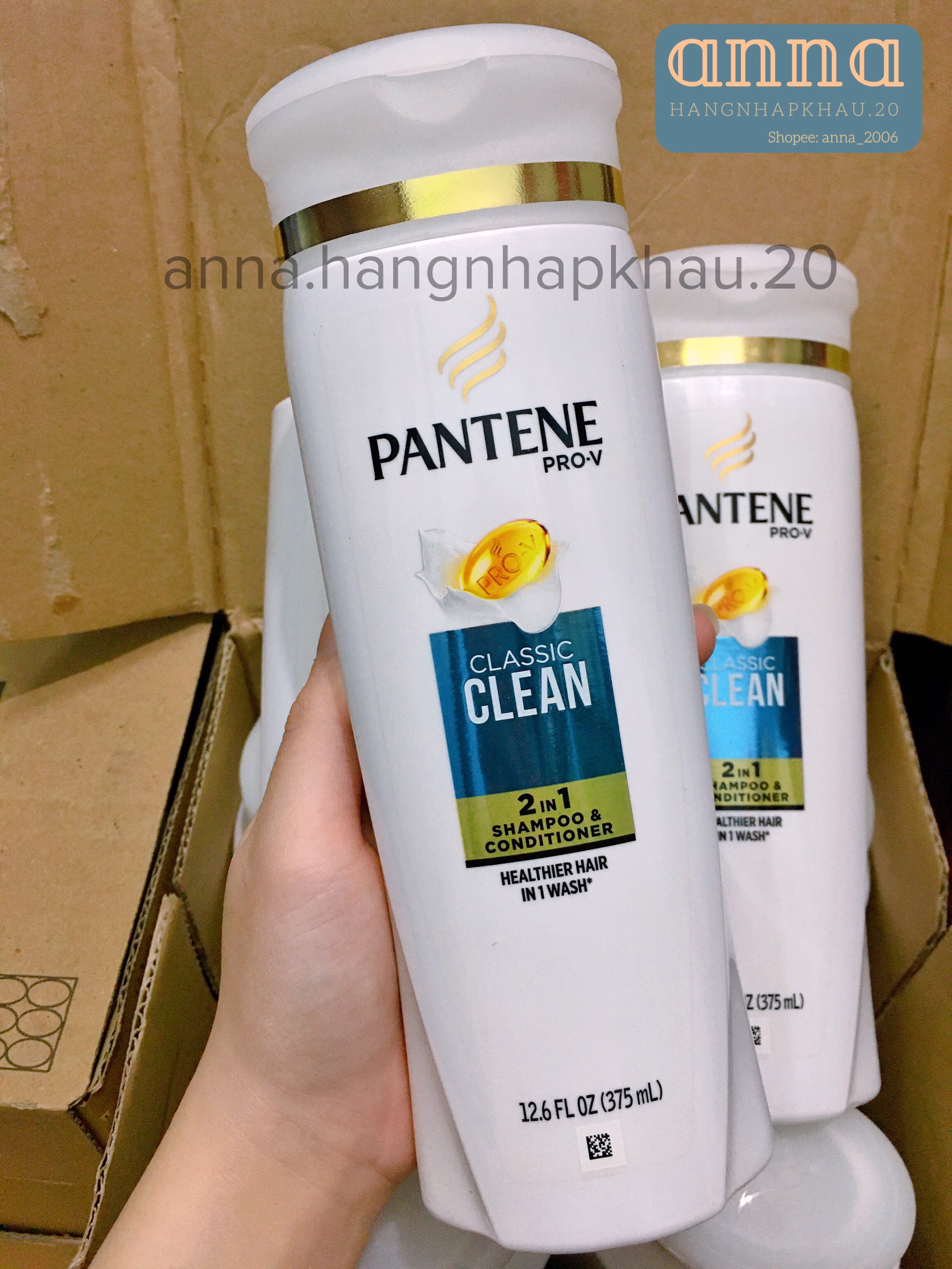 [XÃ HÀNG CHÍNH HÃNG USA-375ml/750ml] Dầu Gội - Xả Pantene Pro-V Classic Clean 2IN1