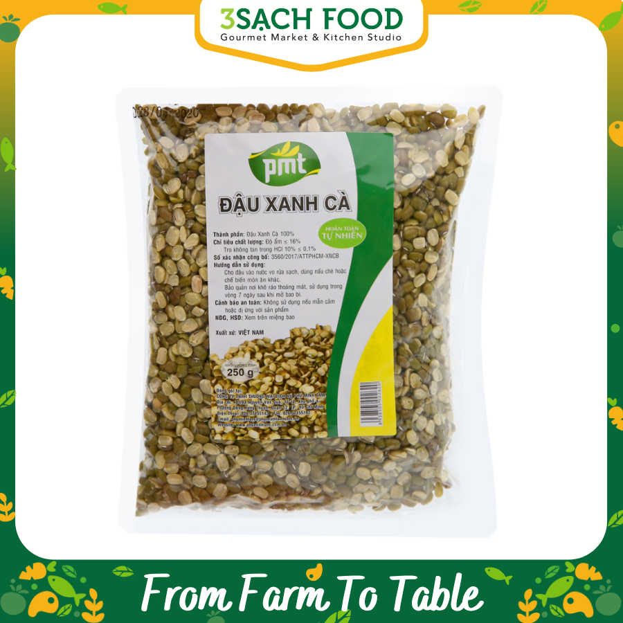 Đậu Xanh Cà PMT - gói 250gr