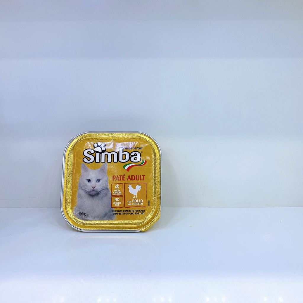 [Date mới nhất] Pate Simba Cho Mèo Trưởng Thành 100g (Nhập khẩu Ý)