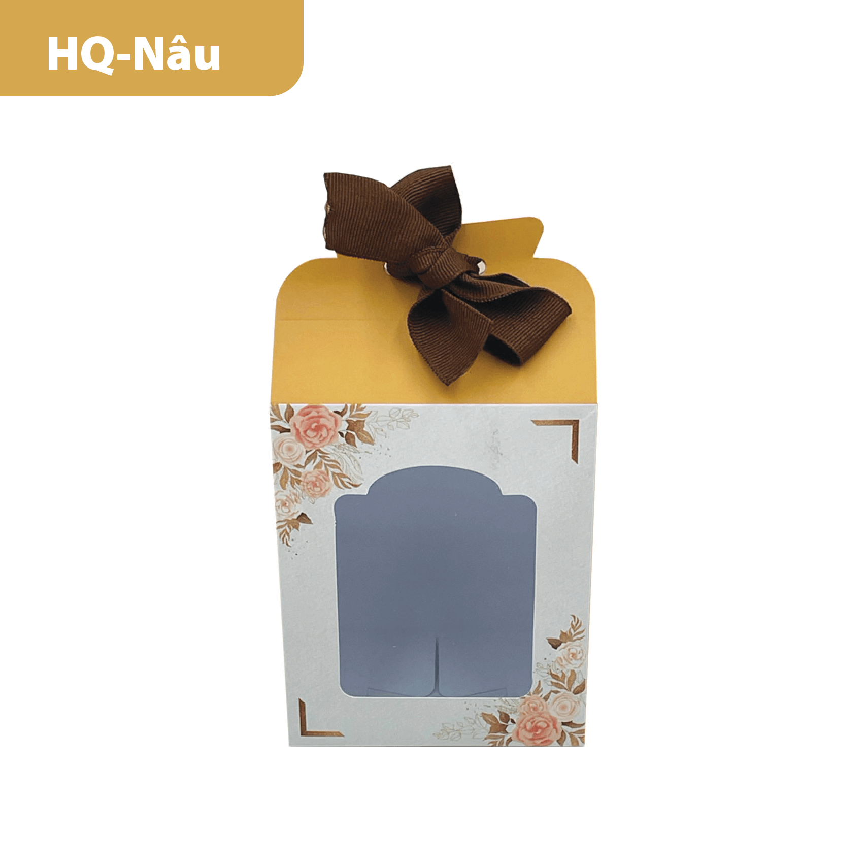 Combo 10 hộp giấy đựng quà hq01 + nơ