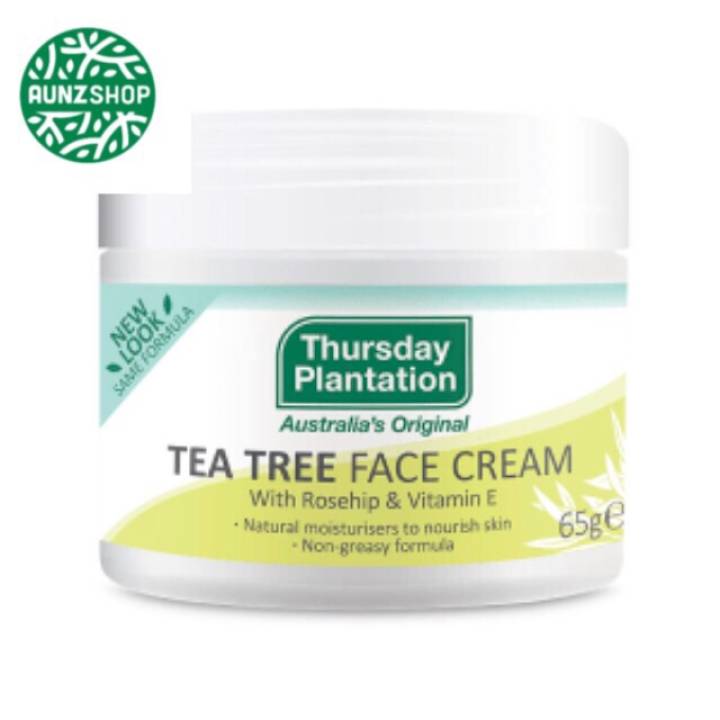 [2022] Kem dưỡng dành cho da mụn Thursday Plantation Tea Tree Face Cream 65g
