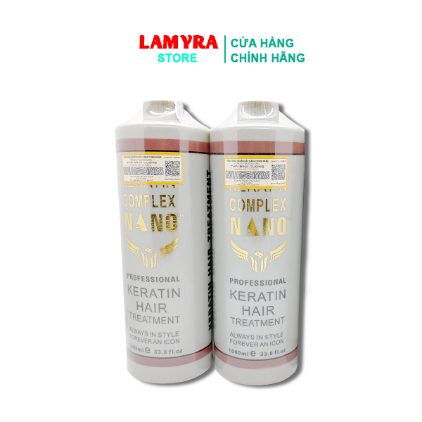 Kem ủ tóc keratin complex nano 1000ml - ủ tóc phục hồi keratin siêu mềm mượt