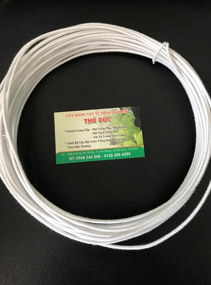 Dây nhôm uốn cây kiểng - bonsai vỏ bọc chỉ ( 10m)