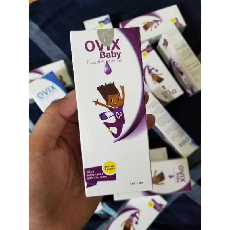 Dung dịch vệ sinh mũi Ovix Baby 15ml
