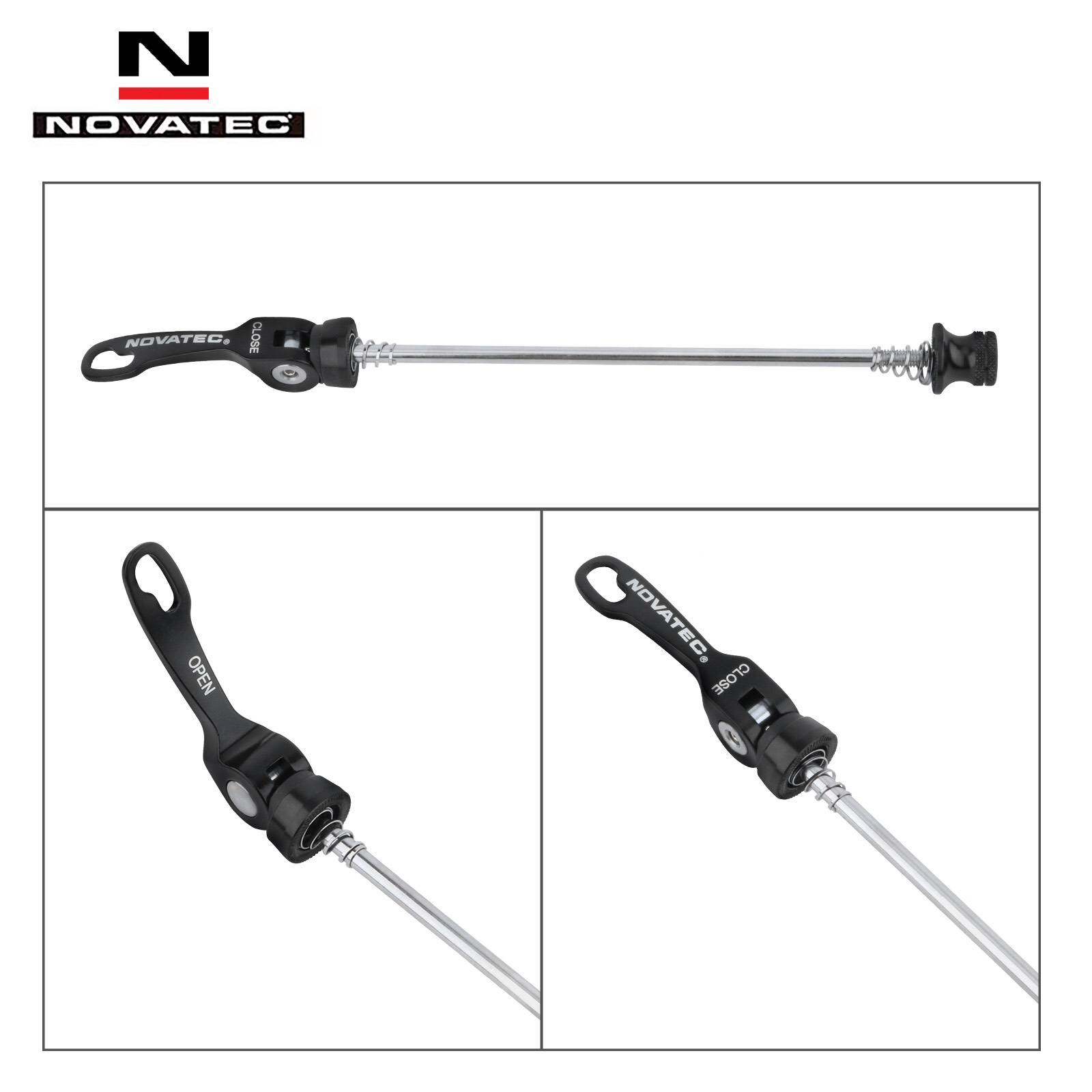 Ti Đùm Ti Kẹp Hub (Moay ơ) Xe Đạp NOVATEC (HÀNG CHÍNH HÃNG)