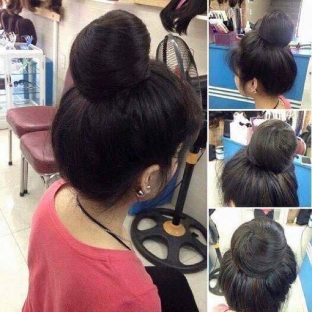 Tóc Giả Búi Tóc Búi Tròn Dành Cho Nữ Đẹp