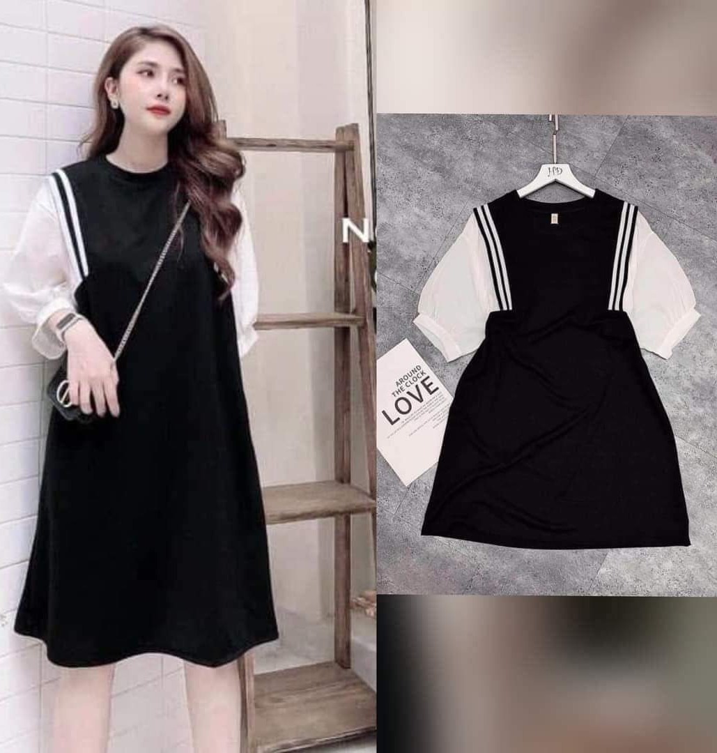 Váy đầm dáng suông nữ chất liệu mềm nhẹ, free size, nhẹ nhàng, phong cách, nữ tính