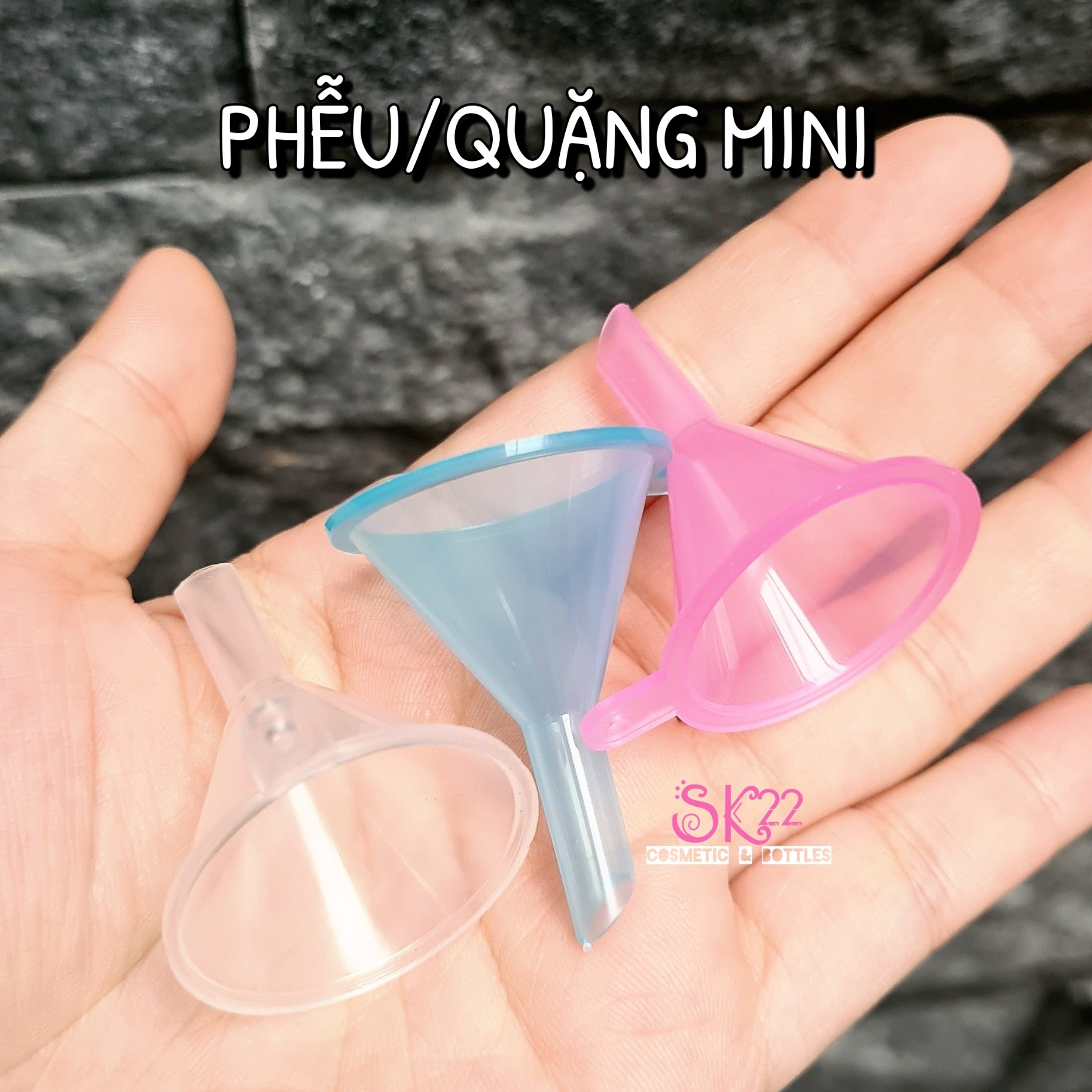 🌼Set 2 QUẶNG/PHỄU MINI CHIẾT NƯỚC HOA & ĐONG DUNG DỊCH🌼