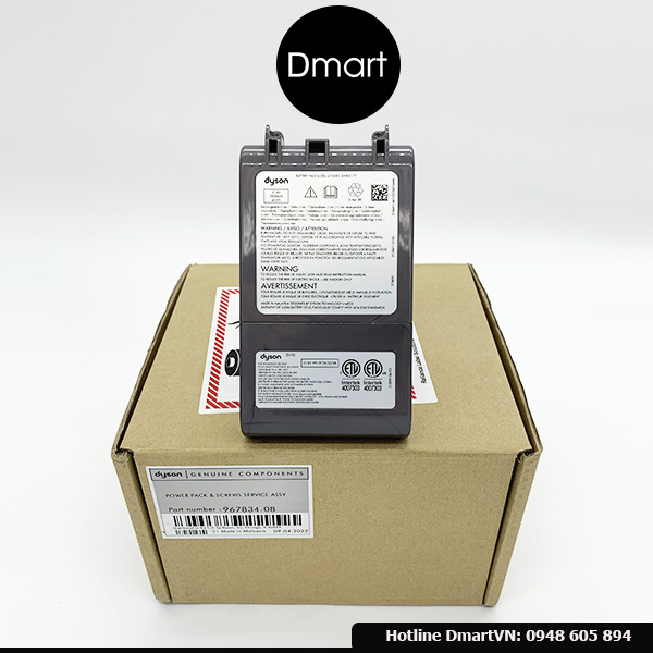 [Dyson V8 Battery] Pin sạc máy hút bụi Dyson V8 chính hãng  - 100% Authentic