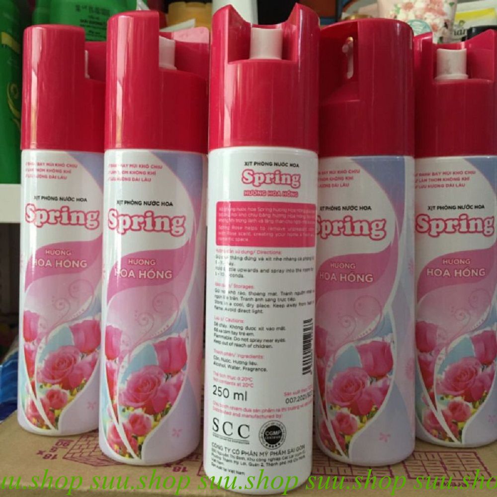 Xịt Phòng Spring 250ml đủ hương
