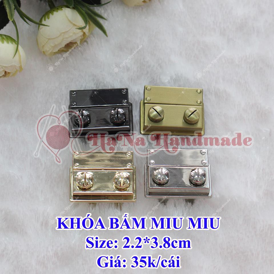Khóa bấm miu miu
