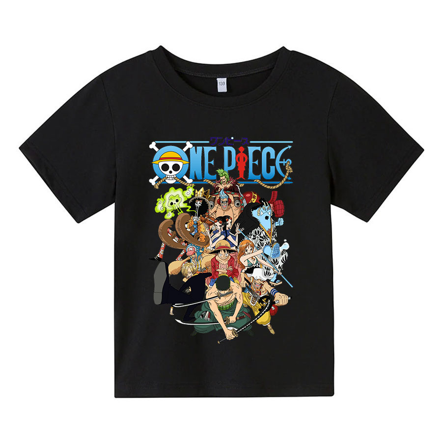 Áo thun trẻ em one piece, 4 màu, có size người lớn, anam store