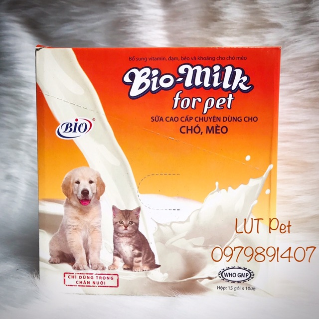 Sữa bột cho chó mèo con BIO MILK